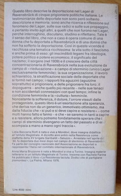 Le donne di Ravensbruck. Testimonianze di deportate politiche italiane - immagine 4