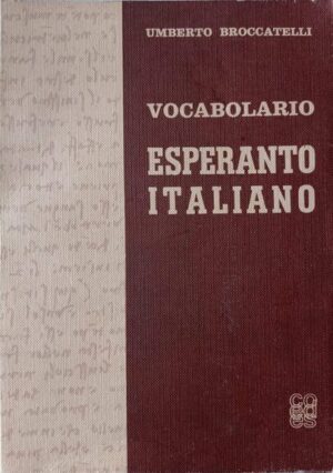 Vocabolario Esperanto - Italiano