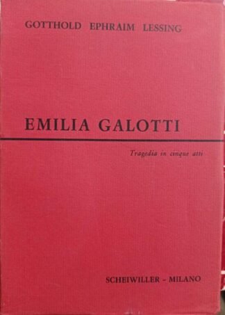 Emilia Galotti Tragedia in cinque atti. Copia numerata