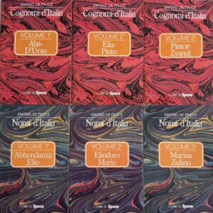 Cognomi e nomi d’Italia