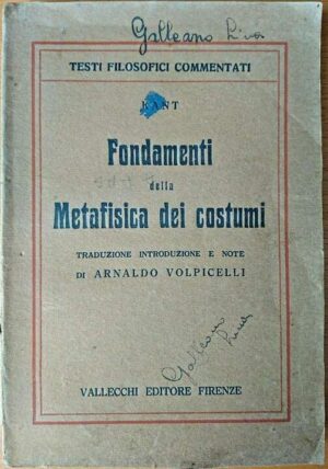 Fondamenti di metafisica dei costumi