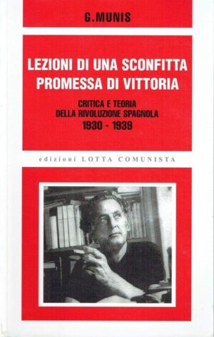 Lezioni di una sconfitta promessa di vittoria. Critica e teoria della rivoluzione spagnola 1930 – 1939