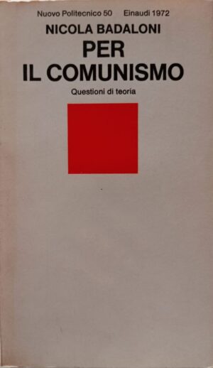 Per il comunismo. Questioni di teoria