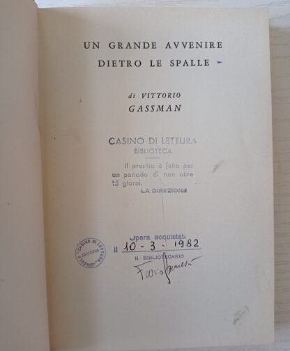 Un grande avvenire dietro le spalle - immagine 2