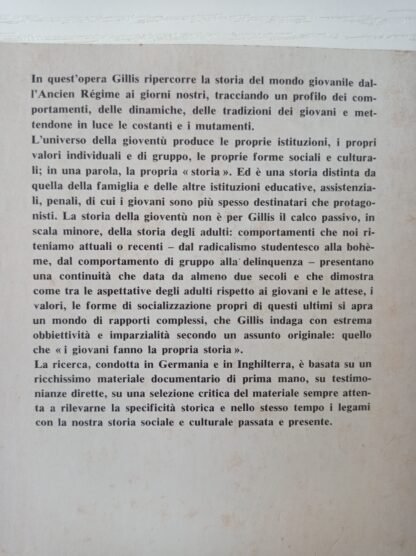 I giovani e la storia. Tradizione e trasformazioni nei comportamenti giovanili dall’Ancien Regime ai giorni nostri - immagine 3