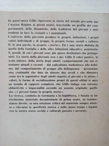 I giovani e la storia. Tradizione e trasformazioni nei comportamenti giovanili dall’Ancien Regime ai giorni nostri - immagine 3