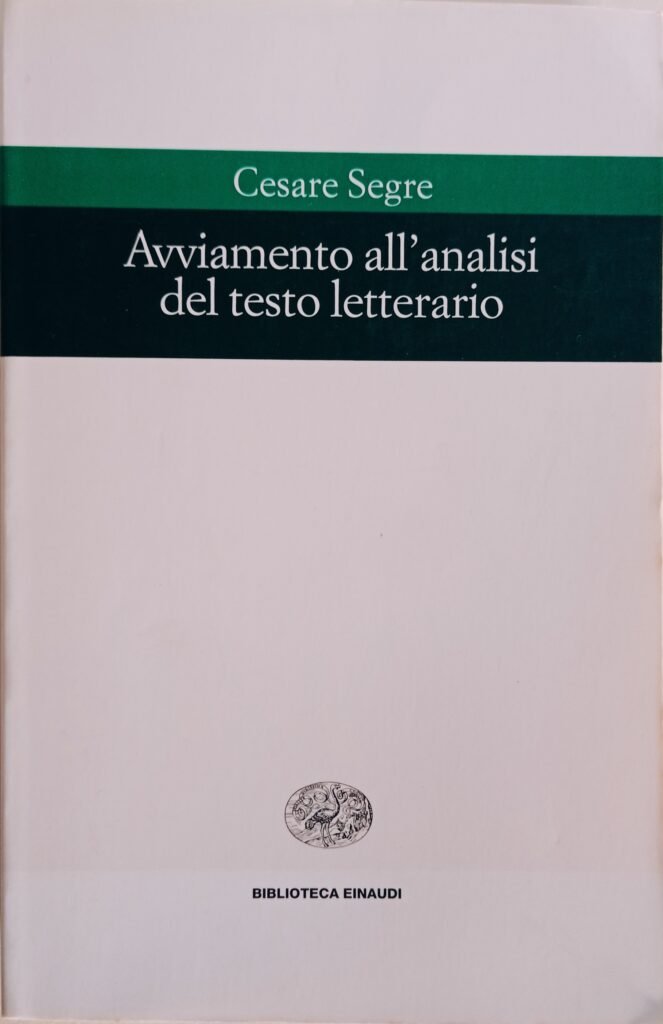 Avviamento all’analisi del testo letterario