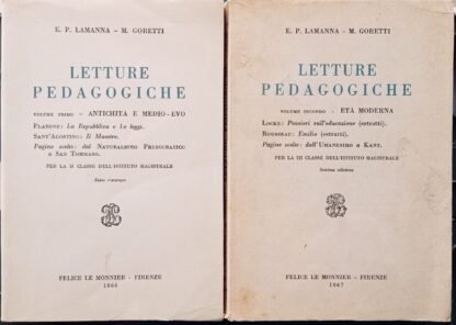 Letture pedagogiche. Antichità e Medio-evo - Età moderna