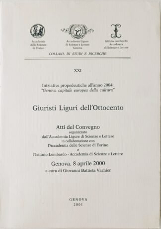Giuristi liguri dell’Ottocento
