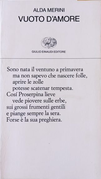 Vuoto d’amore