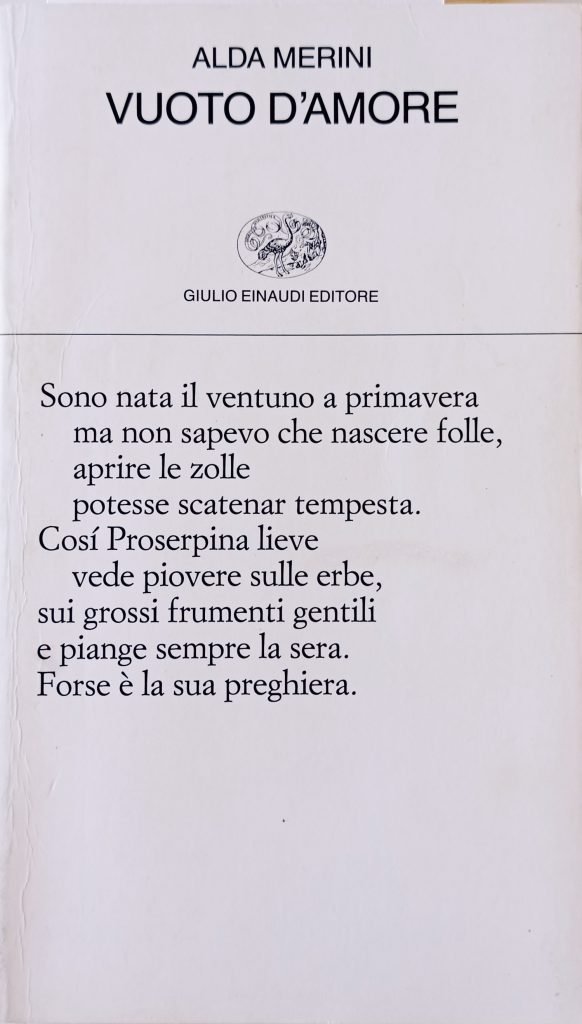 Vuoto d’amore