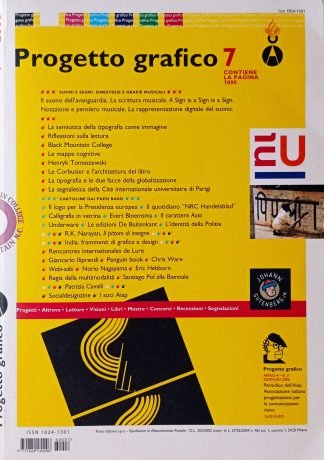 Progetto grafico  Anno 4 – Numero 7 Gennaio 2006
