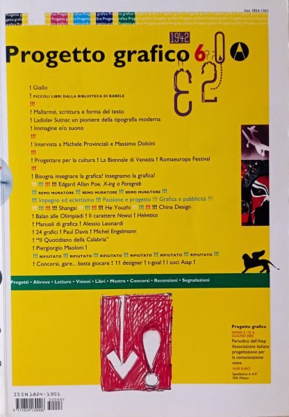 Progetto grafico  Anno 3 – Numero 6 Giugno 2005