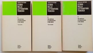 Storia della letteratura tedesca. Dal pietismo al romanticismo (1700 - 1820)