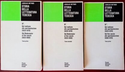 Storia della letteratura tedesca Dal realismo alla sperimentazione (1820-1970)
