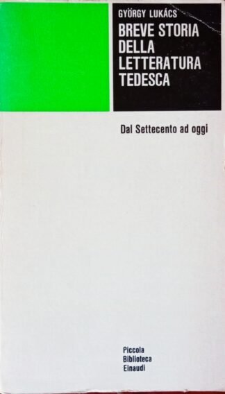 Breve storia della letteratura tedesca. Dal Settecento ad oggi