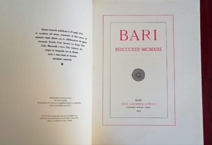 Bari MDCCCXIII – MCMXIII - immagine 2