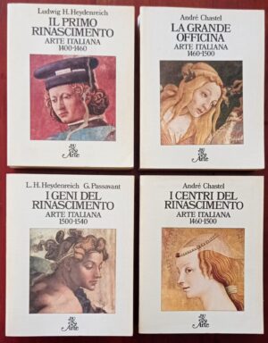 4 volumi Arte italiana – Rinascimento