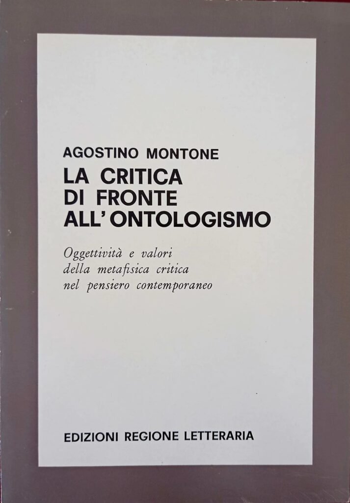 La critica di fronte all’ontologismo