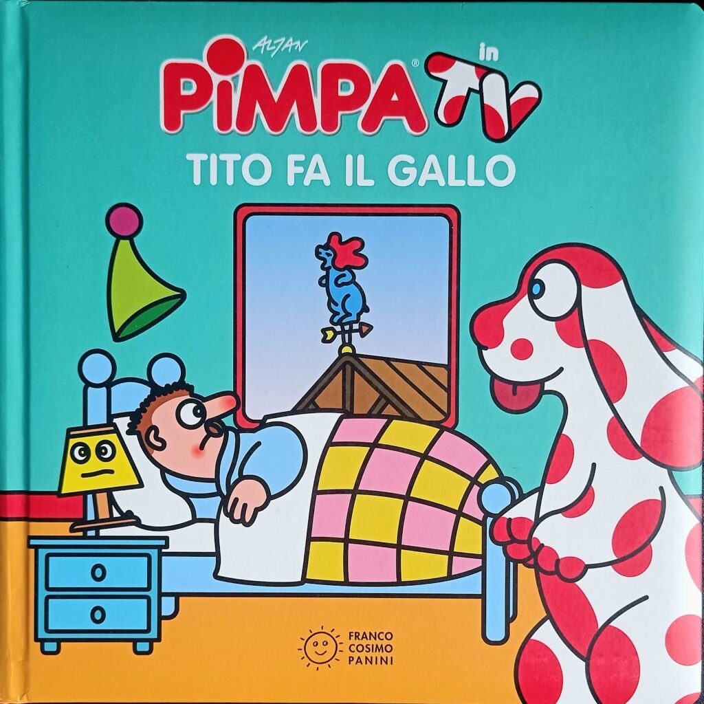 Pimpa in TV. Tito fa il gallo