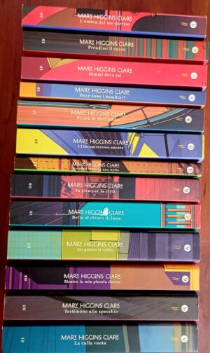 Lotto volumi Mary Higgins Clark, collana Corriere della Sera Gialli 2015