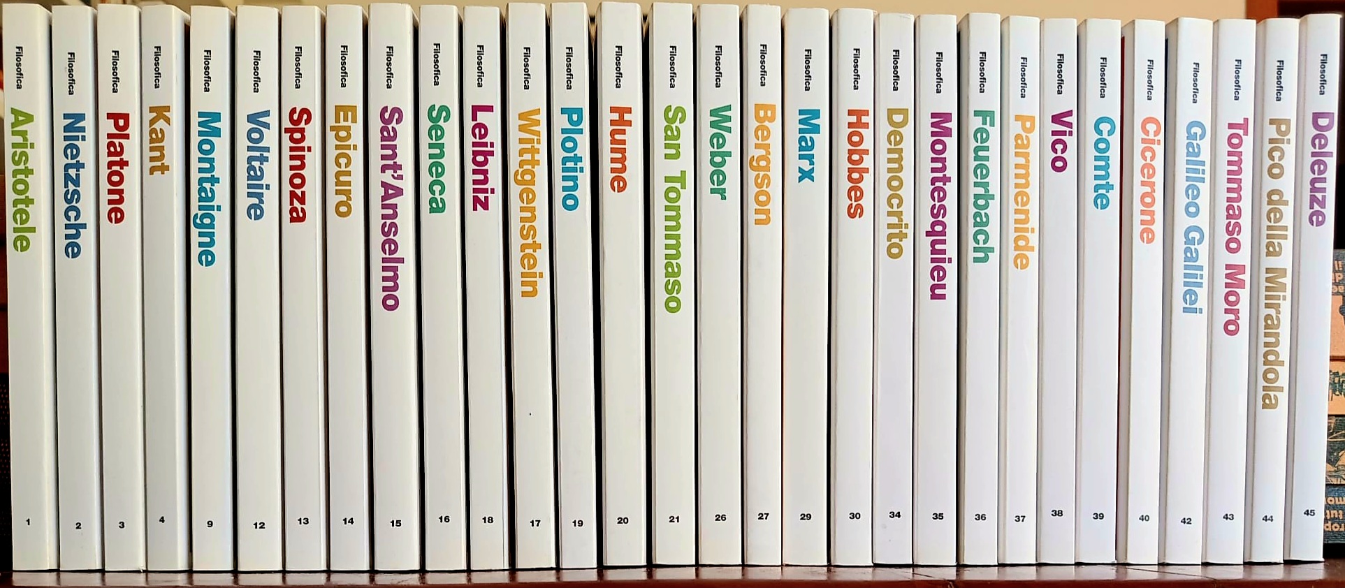 Lotto 30 volumi collana Filosofica pagine scelte e commentate, Corriere della Sera 2017 Lotto 30 volumi collana Filosofica pagine scelte e commentate, Corriere della Sera 2017 - immagine 2