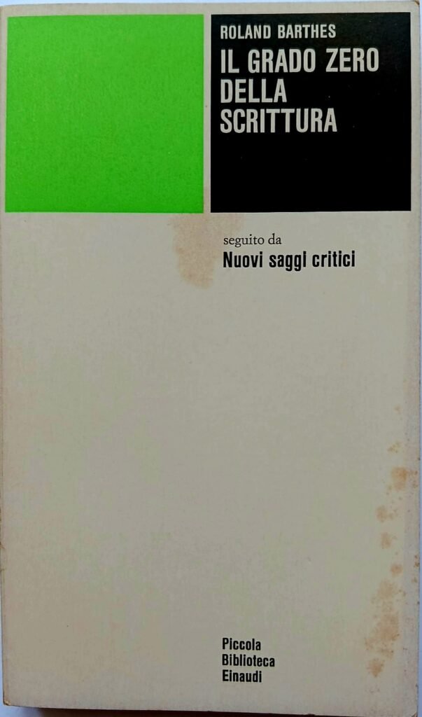 Il grado zero della scrittura