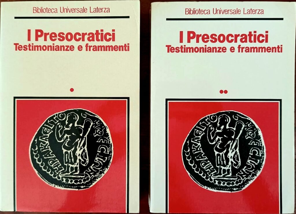 I Presocratici. Testimonianze e frammenti