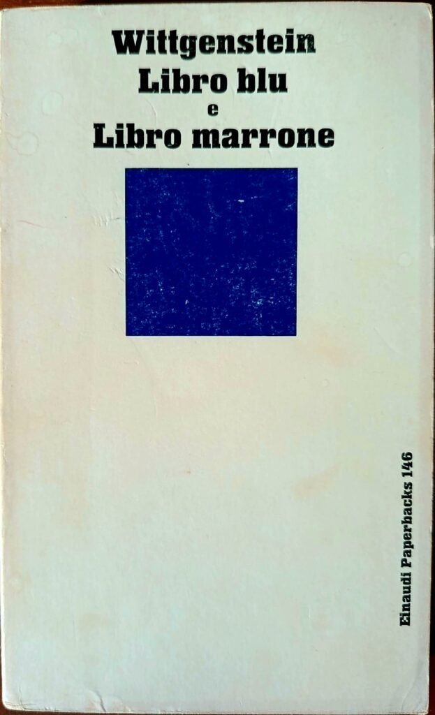Libro blu e libro marrone